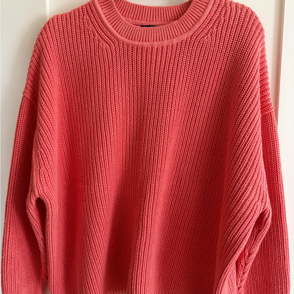 Banana Republic Coral Crew Neck Sweater